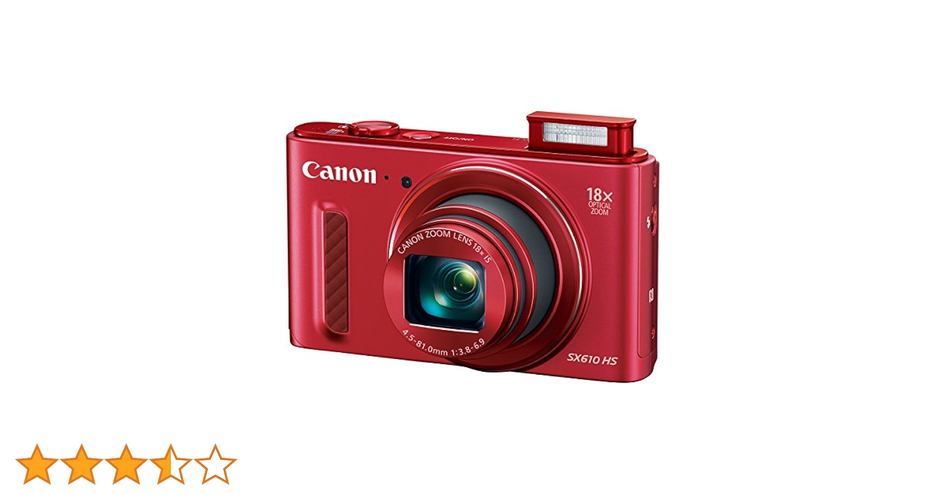 Canon PowerShot SX610 HS (Red): Digital Cameras: Amazon.com.au